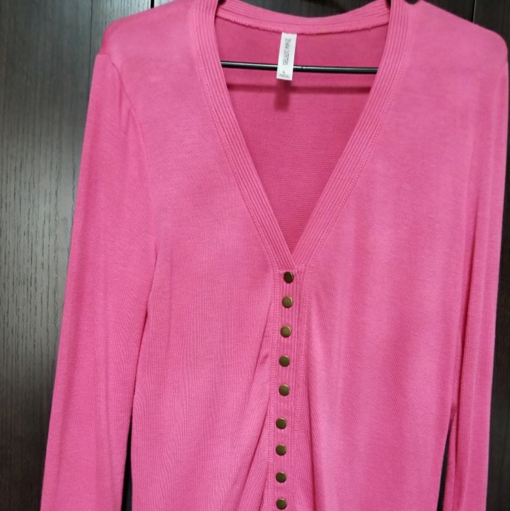 Cardigan with snap front